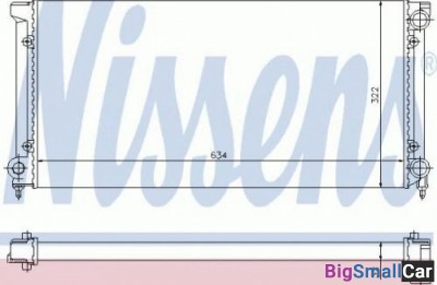 Радиатор охлаждения AVA quality cooling VW2072