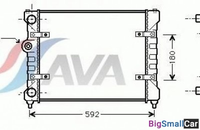 Радиатор охлаждения AVA quality cooling ST2023