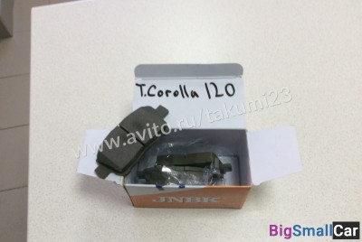 Тормозные колодки Toyota Corolla